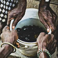 Consagracion de una mano de Ifa (Isefa)